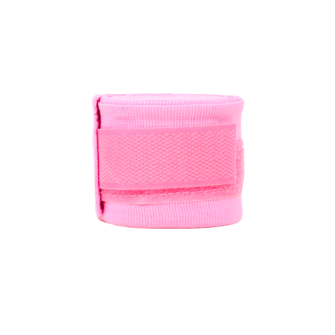 180" (4.5m) - Pink - Muay Thai Masters Premium Cotton Hand Wraps for Muay Thai and Boxing
